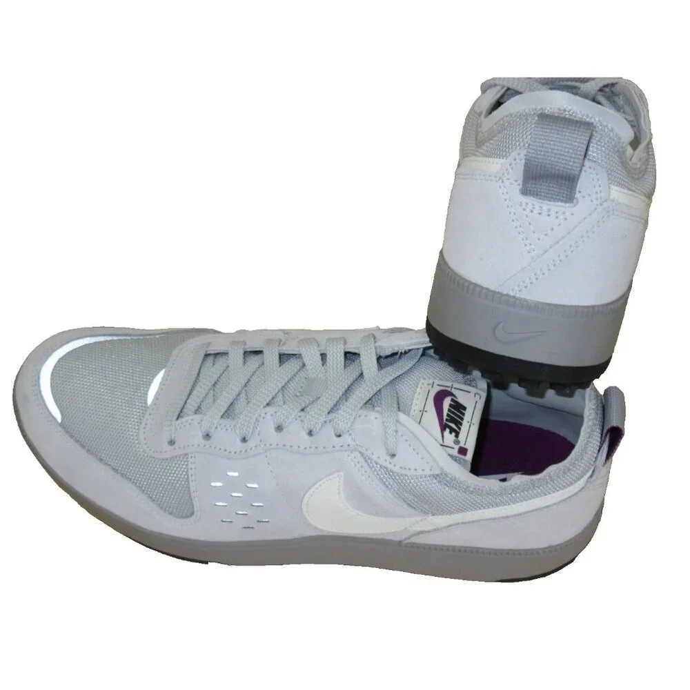 Nike Men's C1TY Suede Mesh Shoes Cement Grey Summit White Sizes NIB FZ3863 007 - Picture 6 of 7